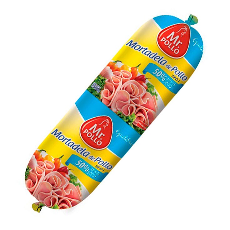 Mortadela Mr. Pollo 2.5 Kg.