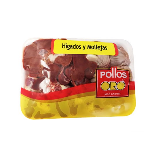 Higados Mollejas Bandeja Oro Kg