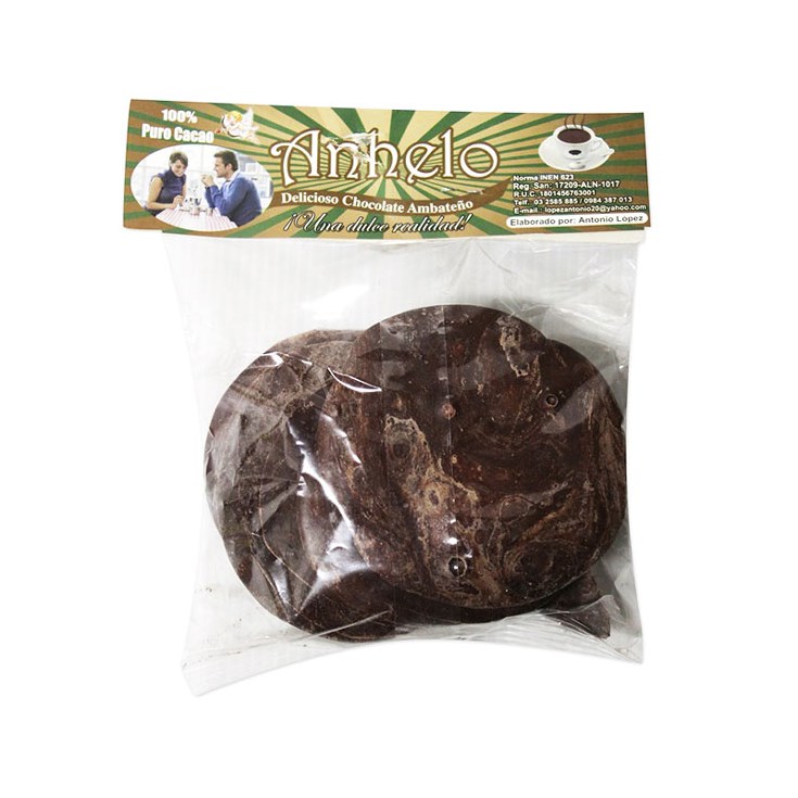 Chocolate Ambato Tableta Anhelo 250 Gr