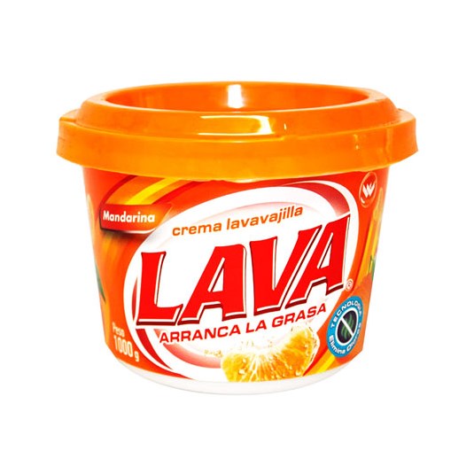 Crema Lavavajilla Floral Mandarina Lava 1 Kg