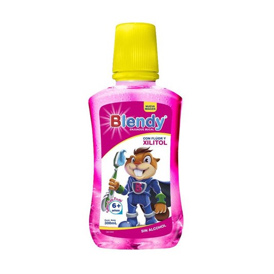 Enjuague Bucal Niños Titufruti Blendy 300 Ml
