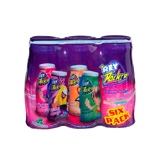 Yogurt Rey Rocker Sixpack C/U 85 Ml.