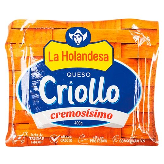La Holandesa Queso Fresco Criollo 400 Gr.