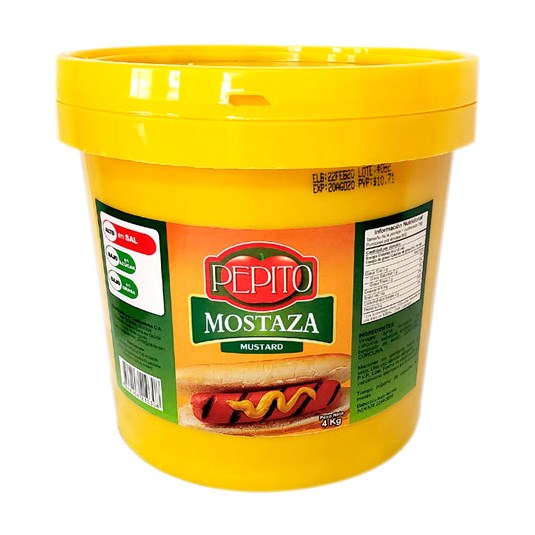 Mostaza Balde Pepito 3.7 Kg