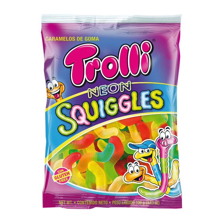 Gomas Squiggles Trolli 100 Gr