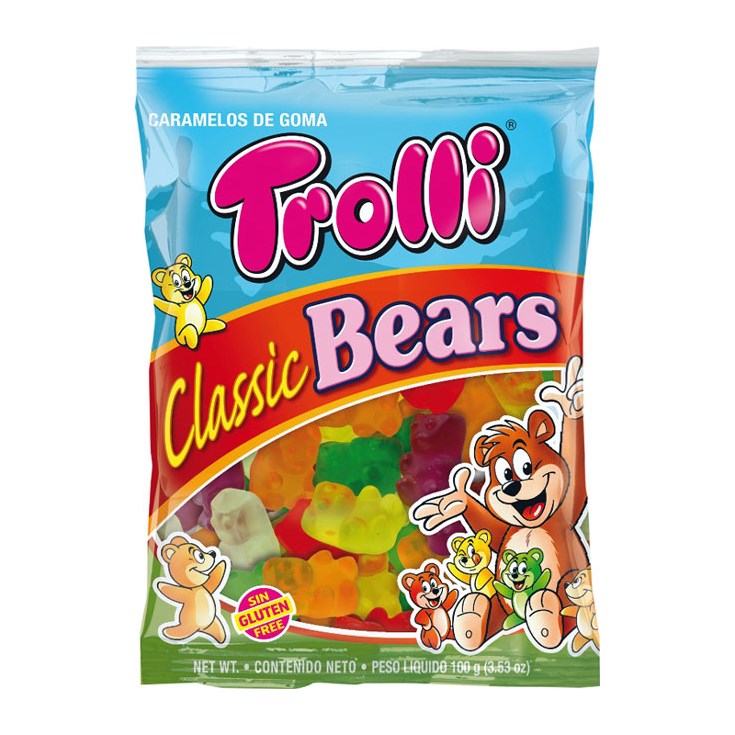 Gomas Classic Bears Trolli 100 Gr