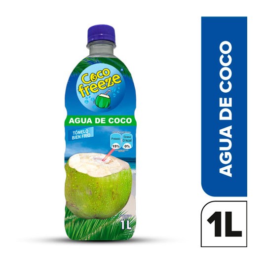 Agua De Coco Tierno Coco Freeze 1 Lt