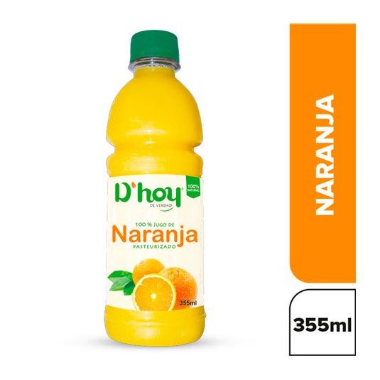 Jugo De Naranja Refrigerada D´Hoy 355 Ml