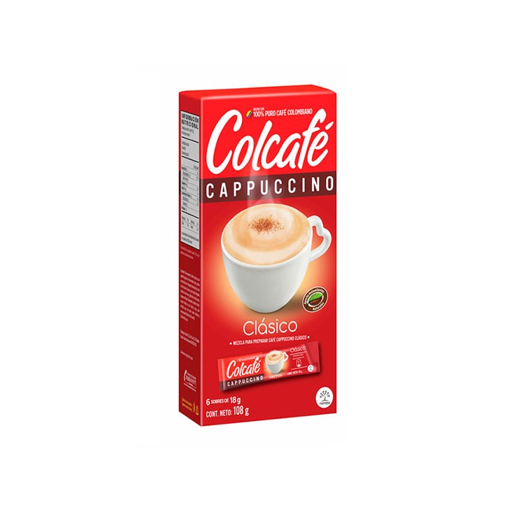 Cappuccino Clásico Colcafe 108 Gr