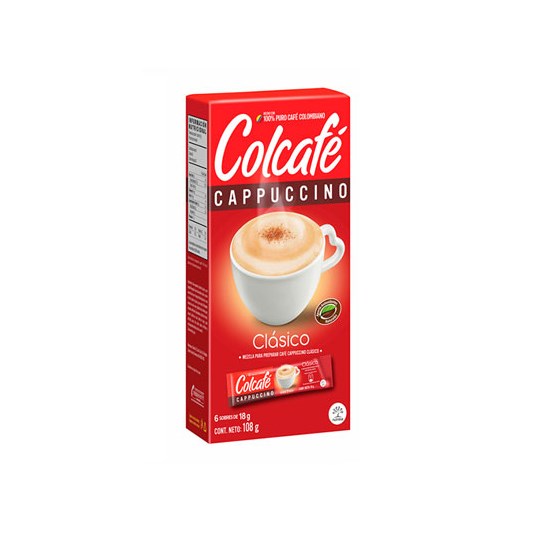 Cappuccino Clásico Colcafe 108 Gr