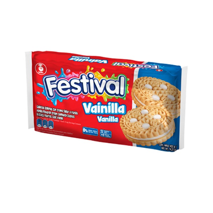 Galleta Funda Vainilla Festival 600 Gr