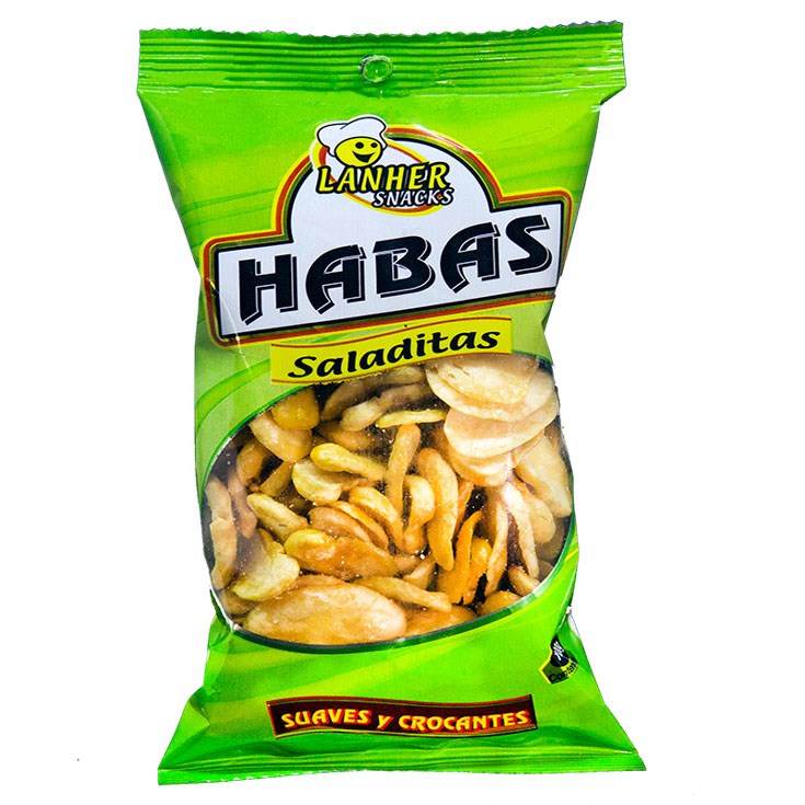 Habas Saladitas Naturales Lanher Snacks 200 Gr Habas Saladitas Naturales Lanher Snacks 200 Gr