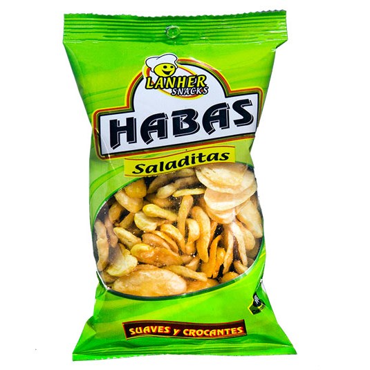 Habas Saladitas Naturales Lanher Snacks 200 Gr