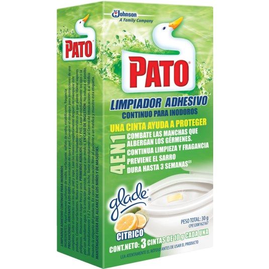 Pato adhesivo inodoro floral citrico 30 gr.