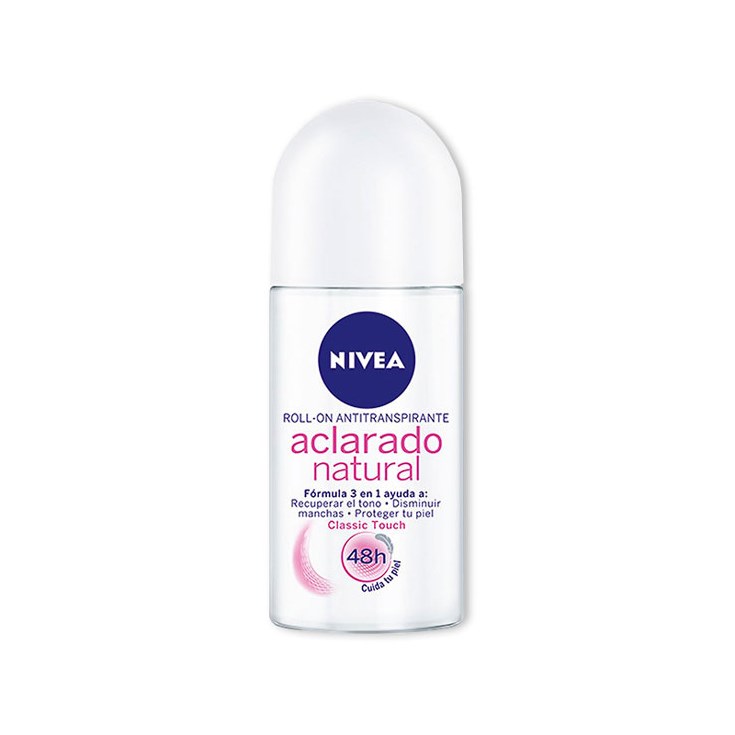 Desodorante Nívea Rollon Aclarant Natural Clasic 50 Ml