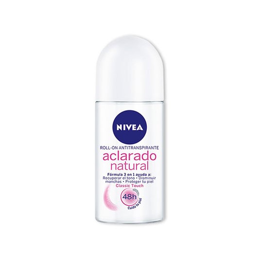 Desodorante Nívea Rollon Aclarant Natural Clasic 50 Ml