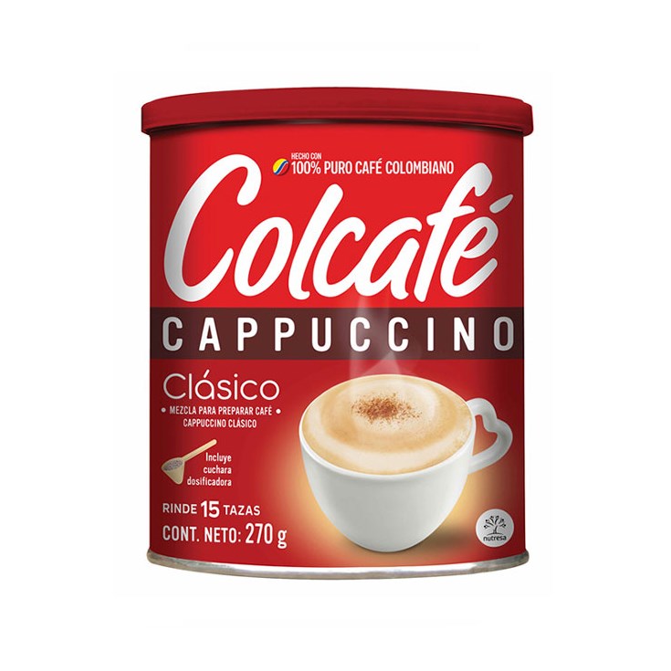 Cappuccino Clásico Colcafe 270 Gr