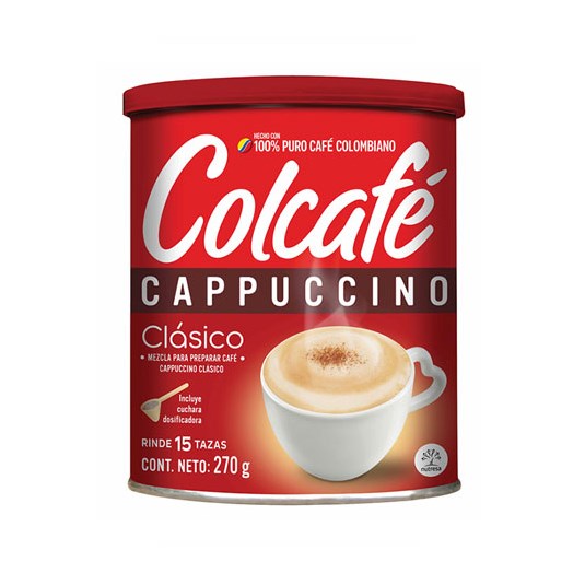 Cappuccino Clásico Colcafe 270 Gr