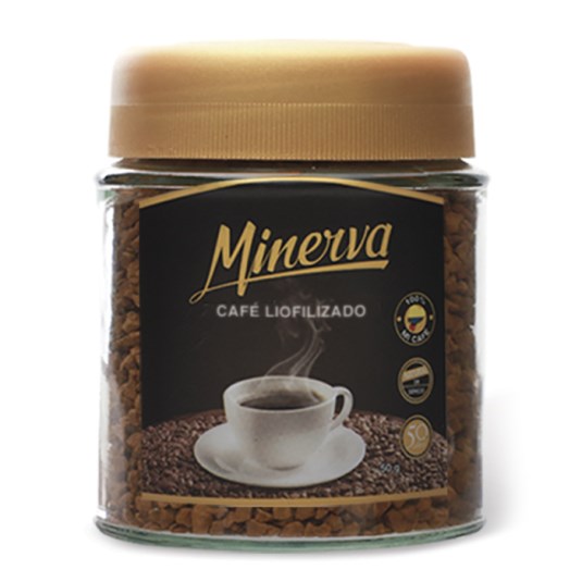 Café Liofilizado Frasco Minerva 50 gr