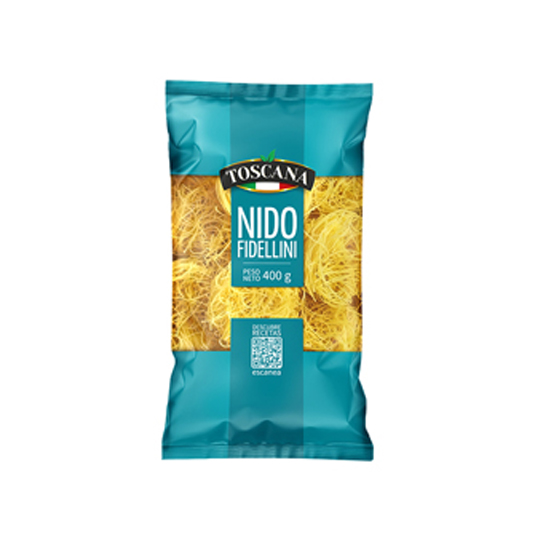 Fideo Pasta Nido Fidellini Toscana 400 Gr