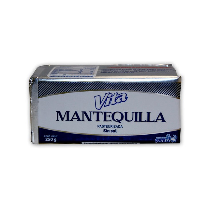 Mantequilla Sin Sal Vita 250 Gr