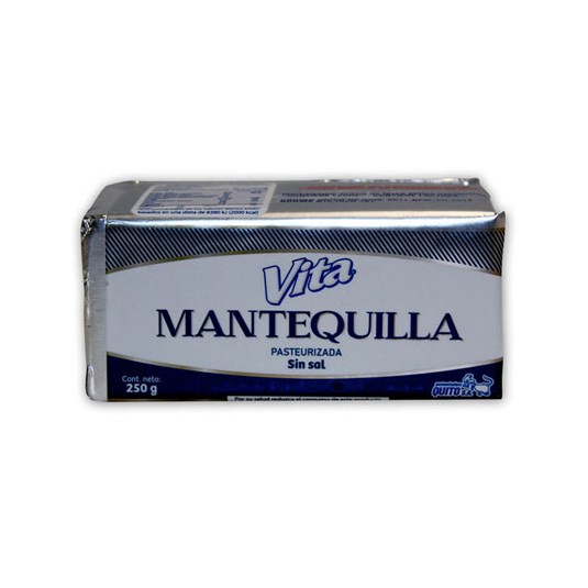 Mantequilla Sin Sal Vita 250 Gr