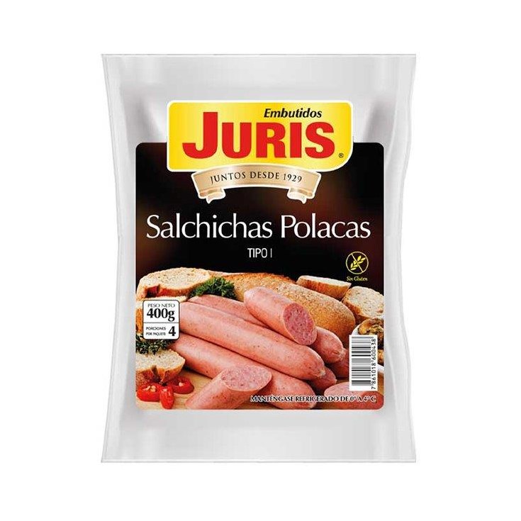 Salchicha Polaca Premium Juris 400 gr.