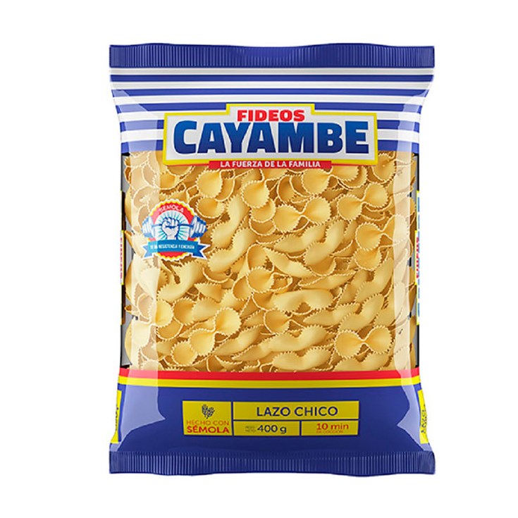 Fideo Lazo Chico Cayambe 400 Gr