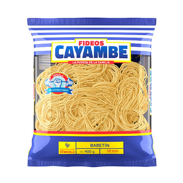 Fideo Babetín Cayambe 400 Gr