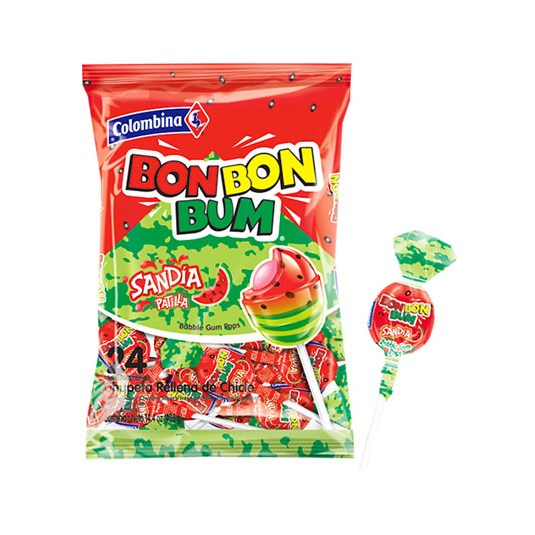 Chupete Sandia Bon Bon Bum 456 Gr