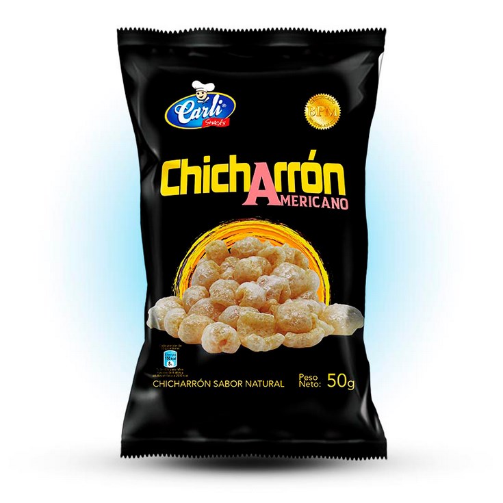 Chicharron Carli Snacks Natural 50 Gr.