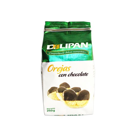 Orejas Chocolate Delipan 250 Gr