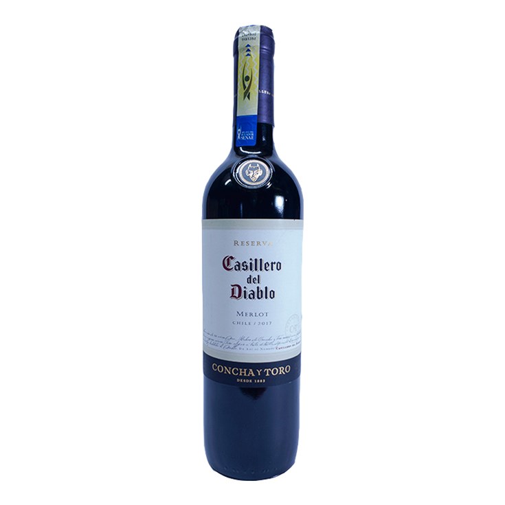 Vino Tinto Casillero Del Diablo Merlot 750 Ml