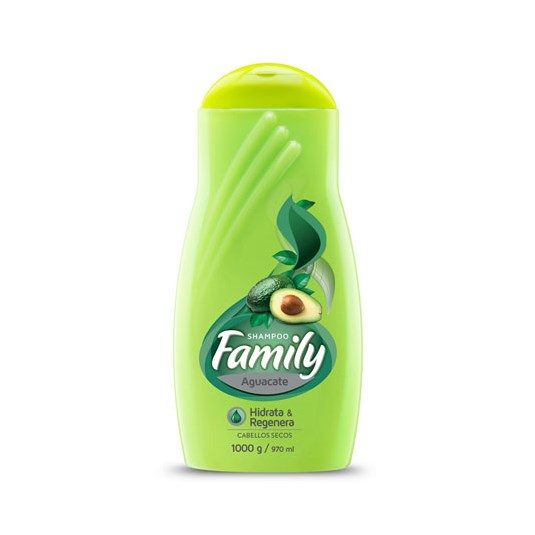 Shampoo Family Aguacate Cabello Seco 1 Lt