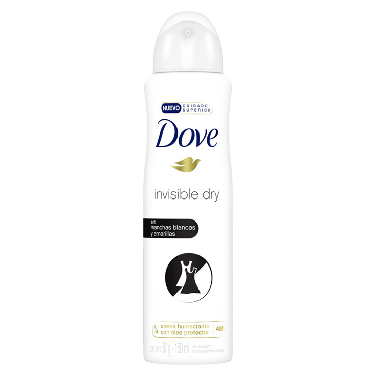 Desodorante Spray Invisible Dry Dove 100 Gr