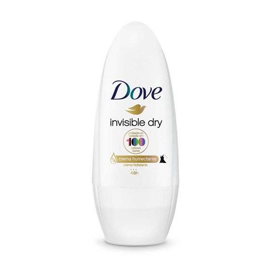 Desodorante Roll On Invisible Dry Dove 50 Ml