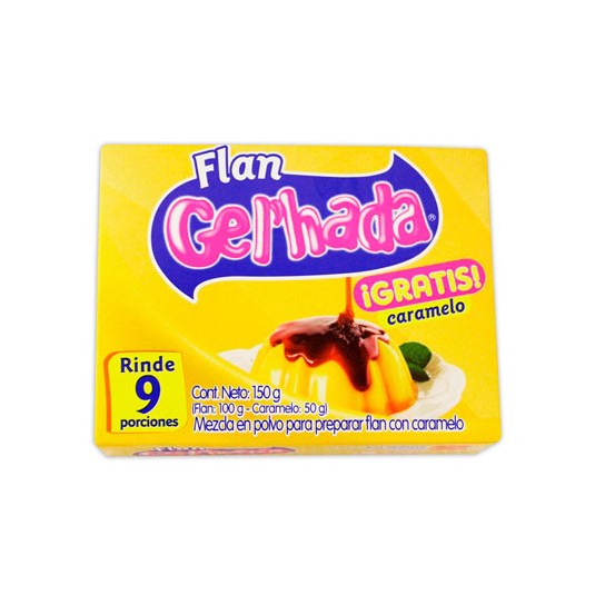 Flan Con Caramelo Gel´Hada 150 Gr