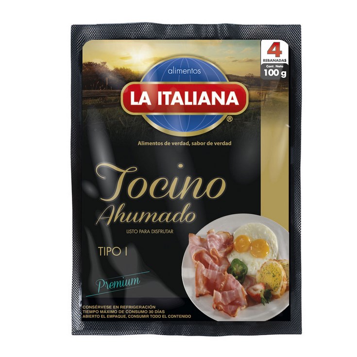Tocino Ahumado La Italiana 100 Gr