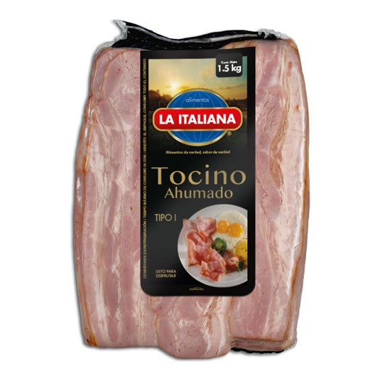 Tocino Ahumado La Italiana 1.5 Kg.
