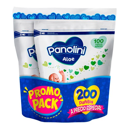 Pañitos Húmedos Panolini Doy Pack 200 Uni