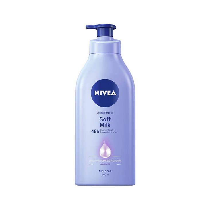 Crema Nivea Body Milk Piel Seca 1 Lt.