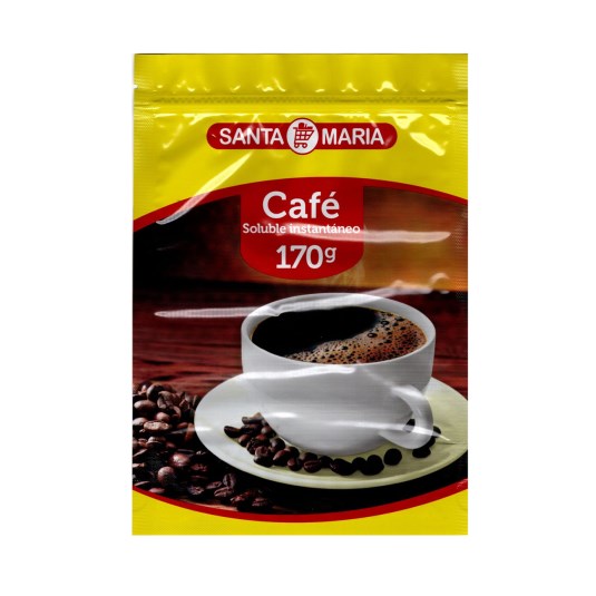 Café Soluble Instantáneo Santa Maria 170 Gr