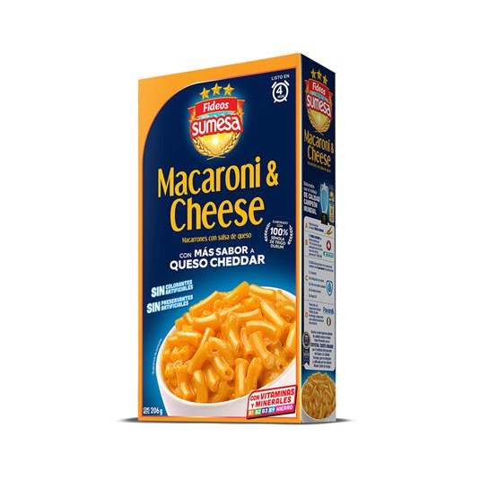Fideo Macaroni & Cheese Sumesa 206 Gr