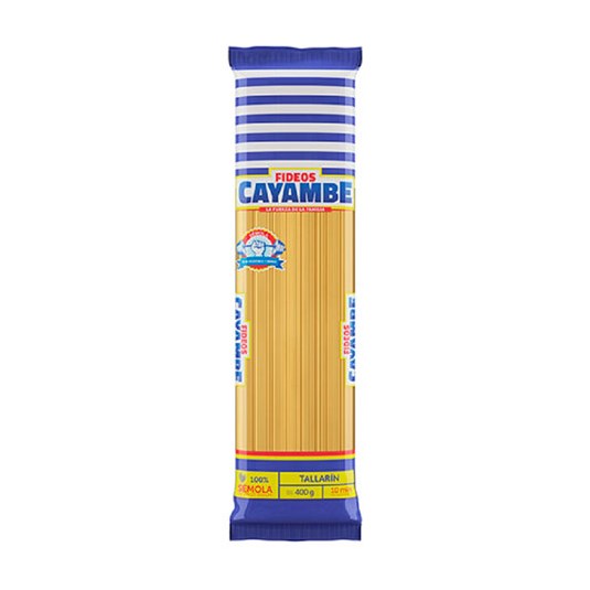 Fideo Tallarín Cayambe 400 Gr