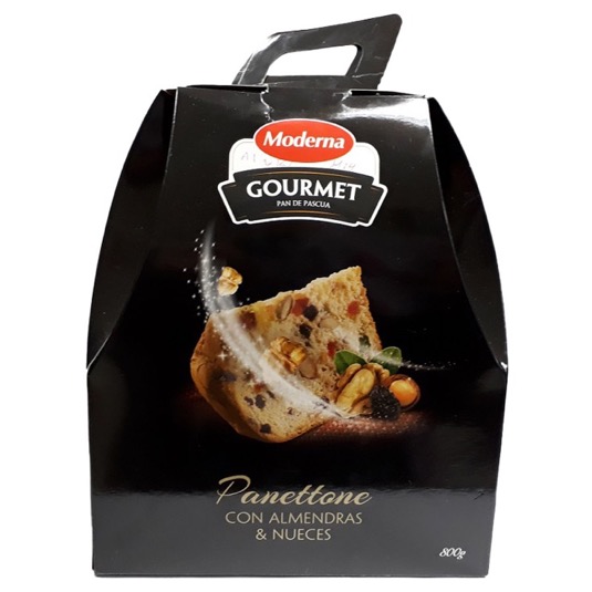 Pannetone Moderna Gourmet Con Almedras Nueces De 800Gr