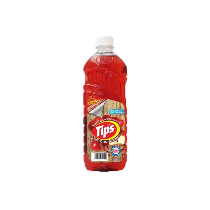 Desinfectante Manzana Canela Tips 500 Ml