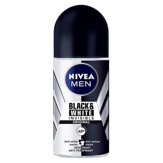 Nívea desodorante rollon invisible black&white 50 ml.