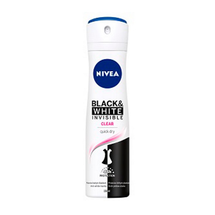 Desodorante Spray B&W Clear Nivea 150 Ml