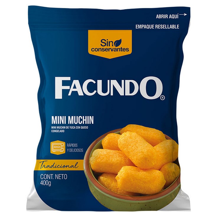 Mini Muchín De Yuca Facundo 400 Gr