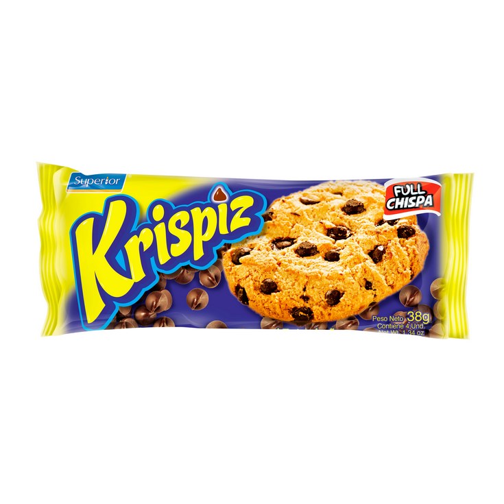 Galleta Con Gotas Chocolate Krispiz 38 Gr